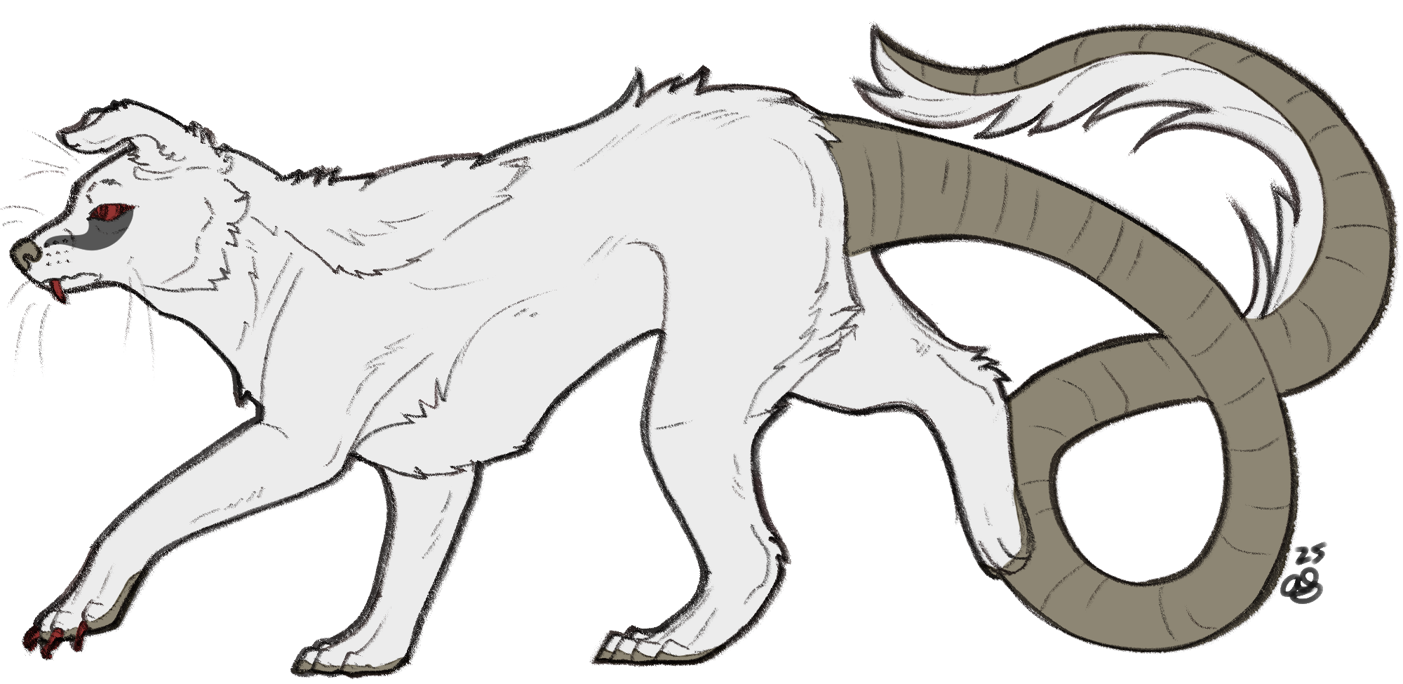 Hybrid fullbody side profile picture